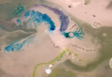 Load image into Gallery viewer, Narwhal color burst bath bomb