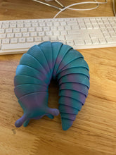 Load image into Gallery viewer, XL Fidget Slug Mermaid rainbow
